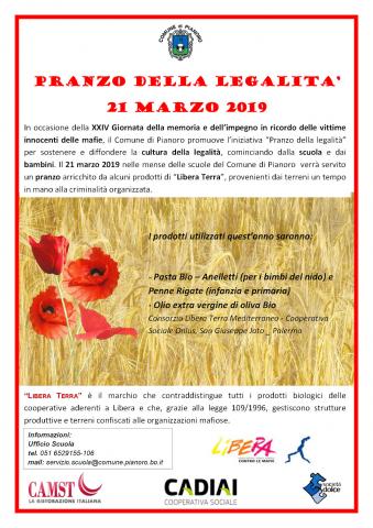 Pranzo Legalità 2019
